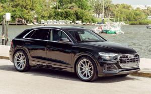 Audi Q8 50 TDI Quattro on Vossen Wheels (HF-3) 2019 года